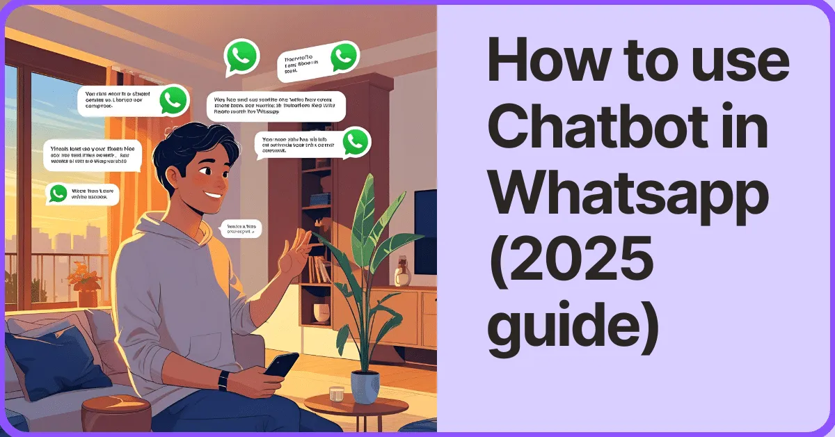 How to use Chatbot in Whatsapp (2025 guide)