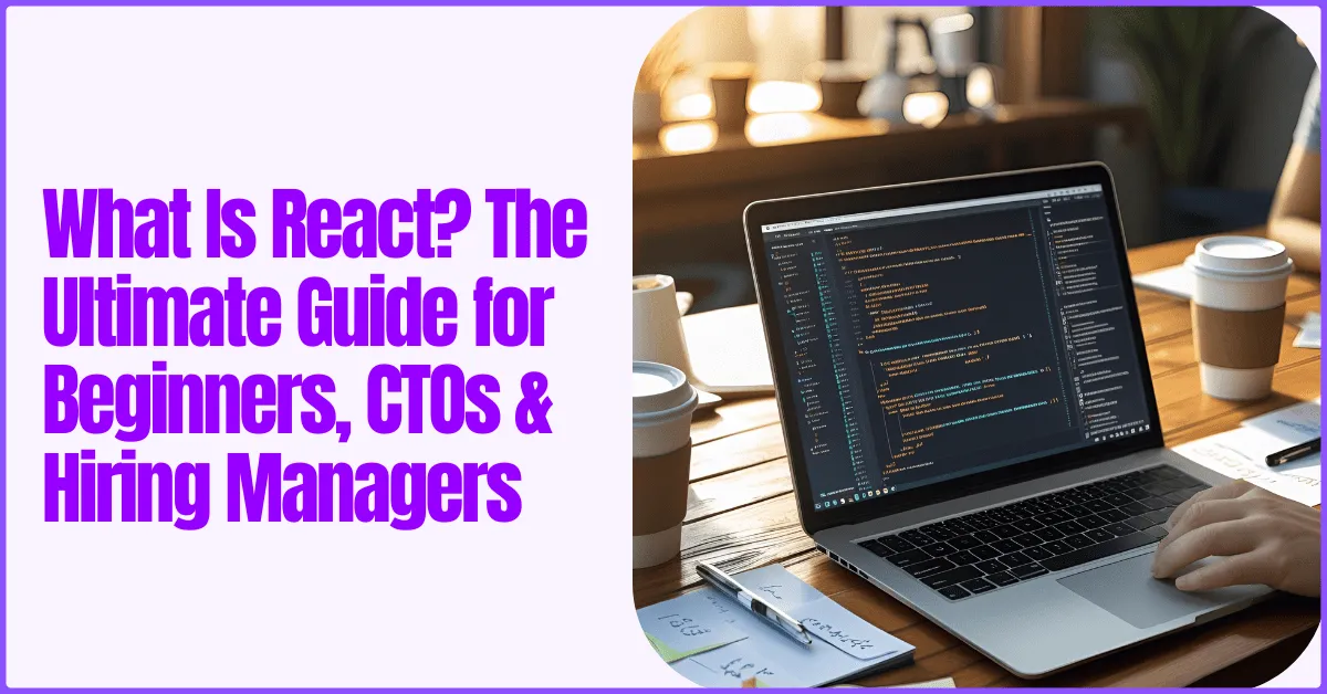What Is React? The Ultimate 2025 Guide for Beginners, CTOs & Hiring Managers